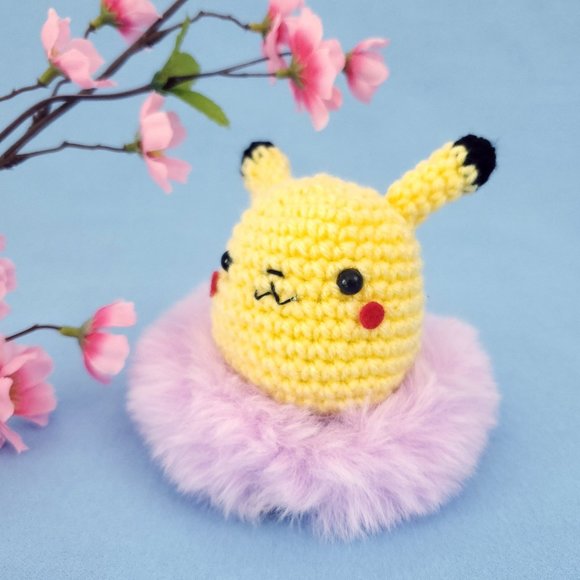 Chibi Pikachu Pokémon Amigurumi - Picture 4 of 8